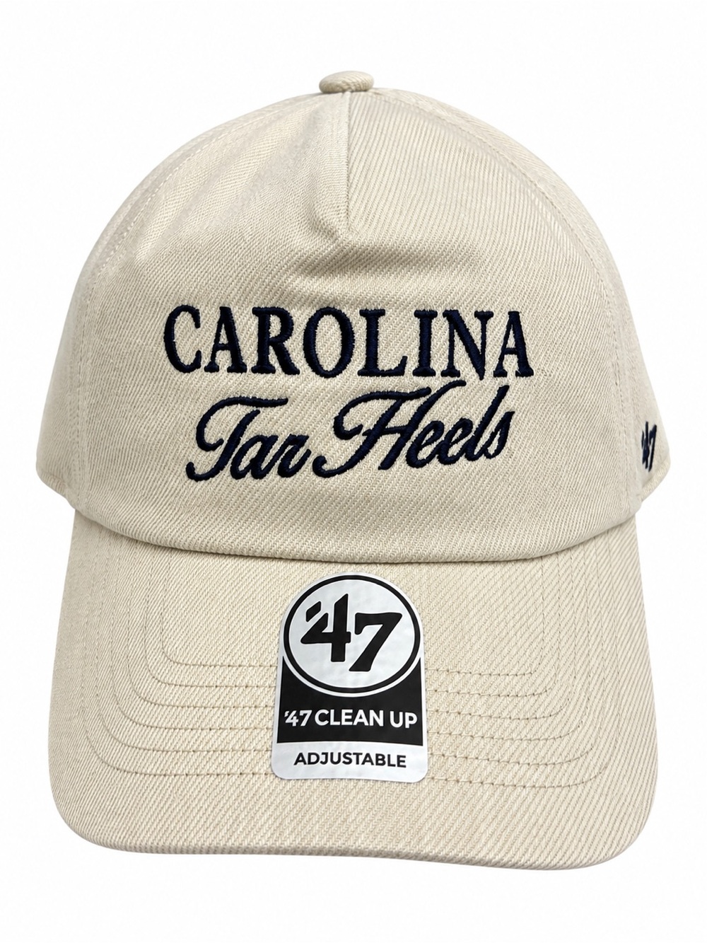 β47 Brand UNC Tar Heels Carolina Clean Up Hat Cream Adjustable NWT
